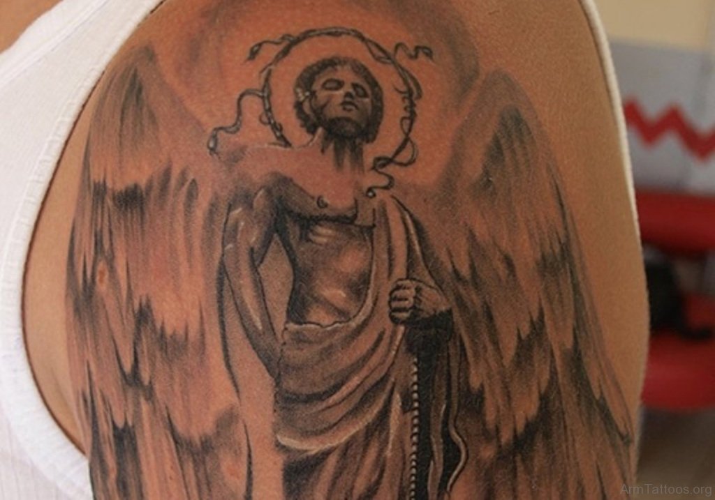 Classic Angel Tattoo Design