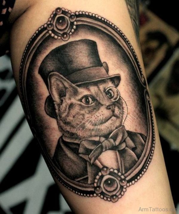 Classic Cat Tattoo