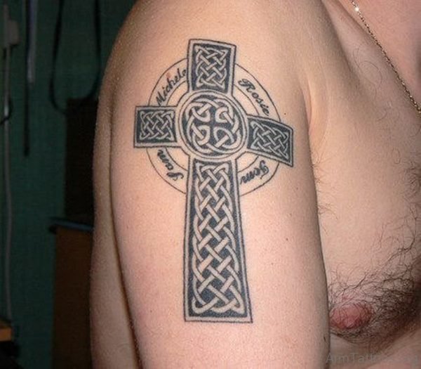 Classic Celtic Cross Tattoo