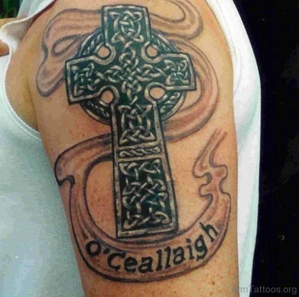 Classic Cross Tattoo 