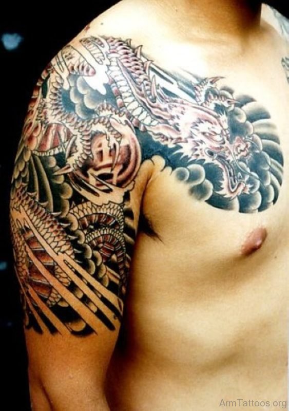Classic Dragon Tattoo design