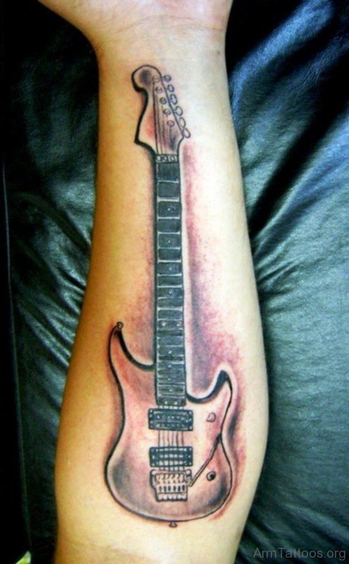 Classic Guitar Tattoo