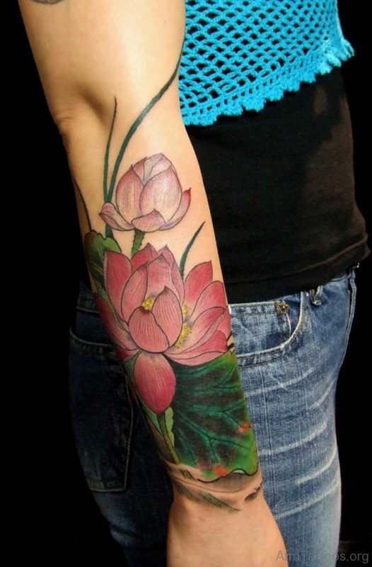 Classic Lotus Tattoo