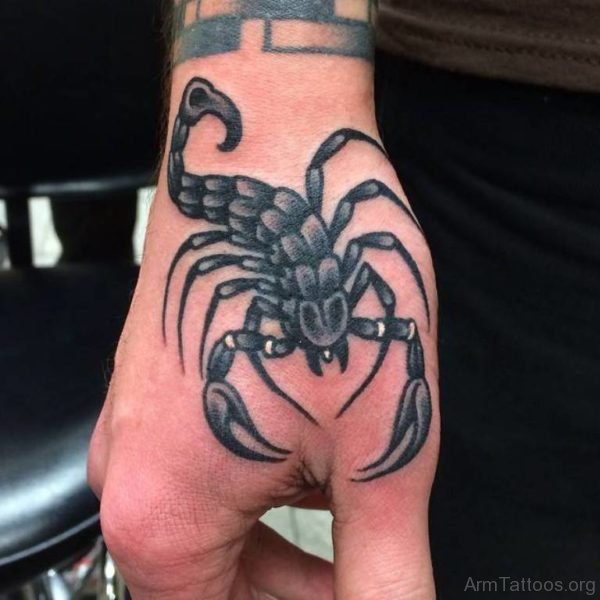 Classic Scorpion Tattoo 