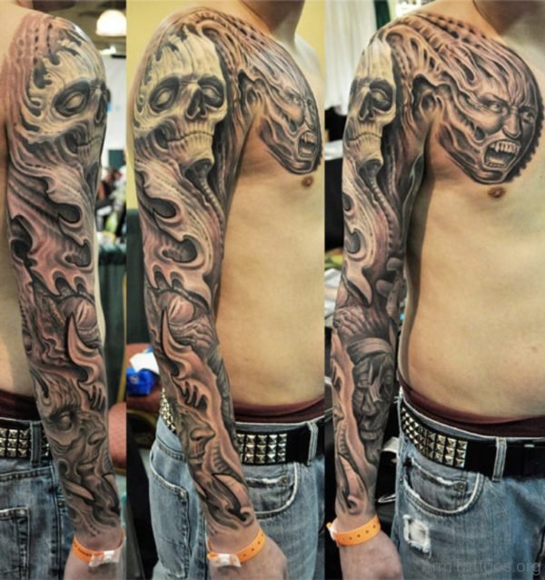 Classic Skull Tattoo 