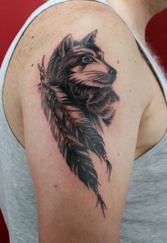 Classic Wolf Tattoo