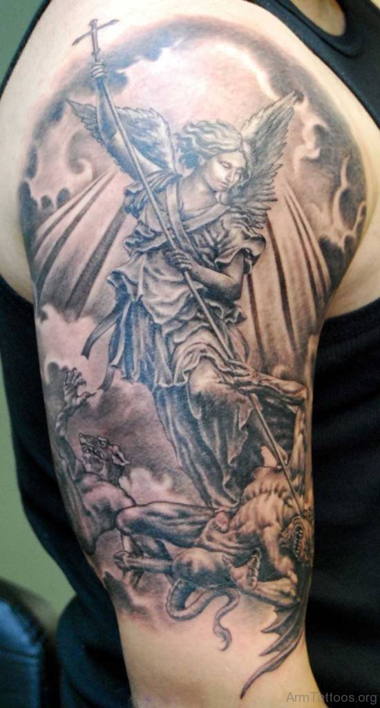 Classy Angel Tattoo