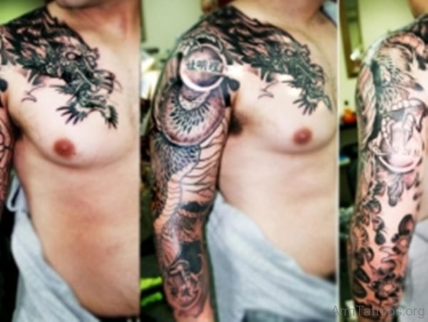Classy Dragon Tattoo