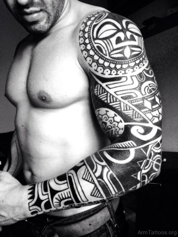 Classy Maori Tribal Tattoo