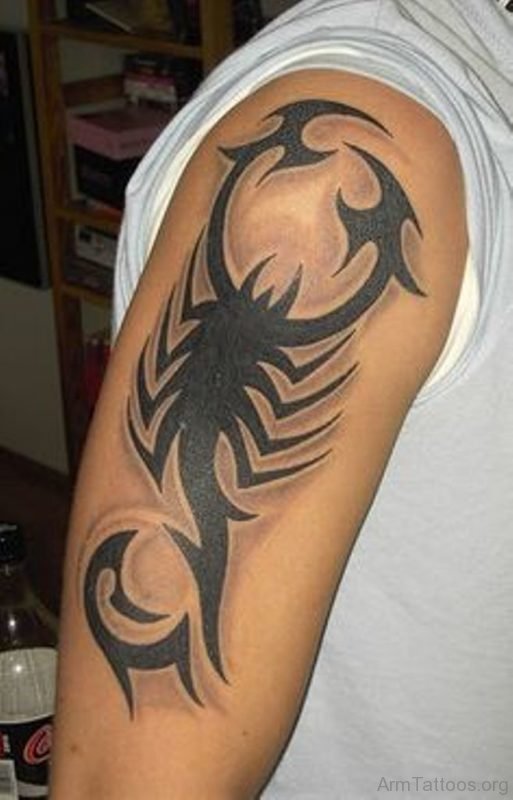 Classy Scorpion Tattoo 