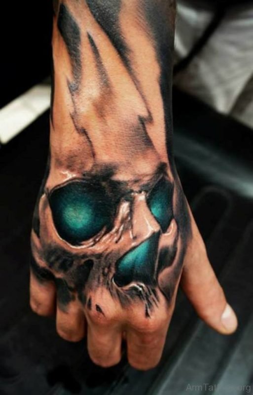 Classy Skull Tattoo