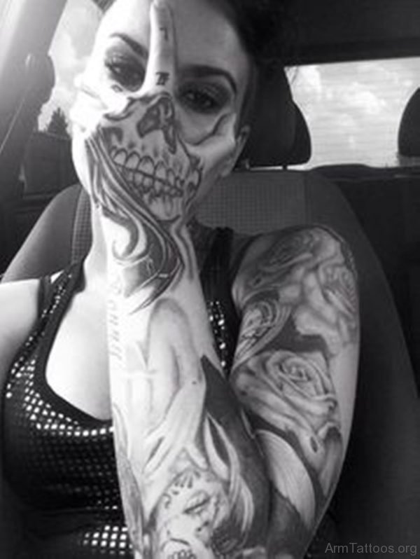 Classy Skull Tattoo