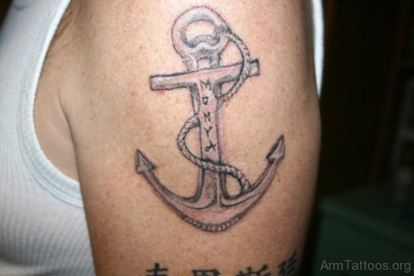 Cool Anchor Tattoo 