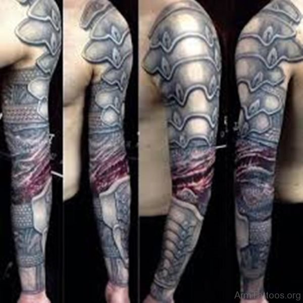 Cool Armor Tattoos On Arm For Men