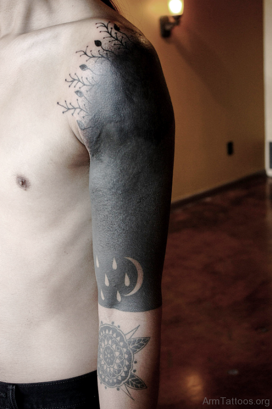 Cool Black Tattoo On Arm 