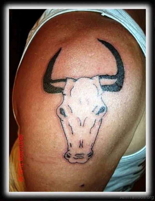 Cool Bull Tattoo Design 