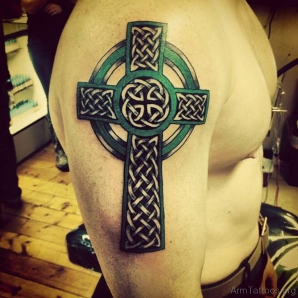 Cool Celtic Cross Tattoo