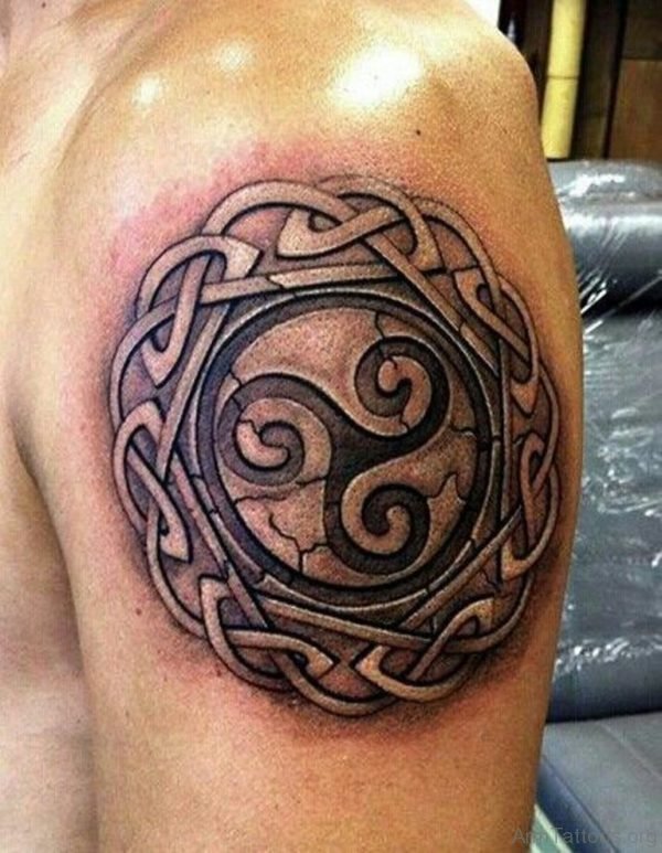 Cool Celtic Tattoo On Arm 