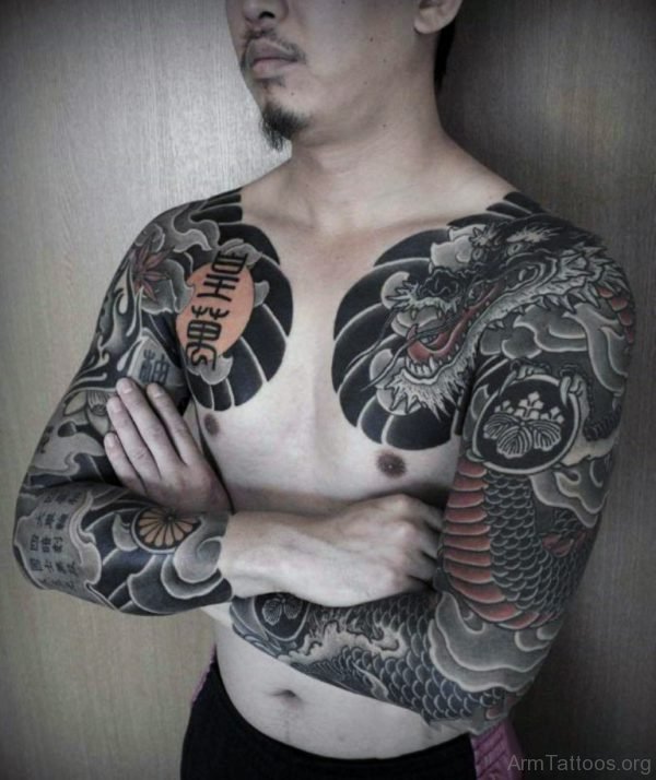 Cool Dragon Tattoo Design