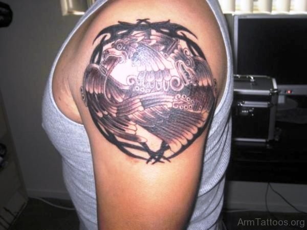 Cool Eagle Tattoo Design 