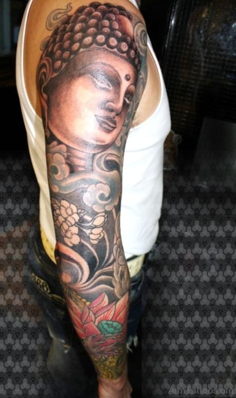 Cool Buddha Tattoo 