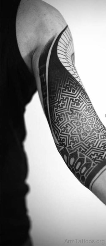 Cool Geometric Tattoo