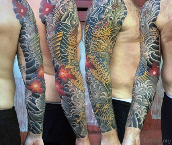 Cool Koi Dragon Tattoo