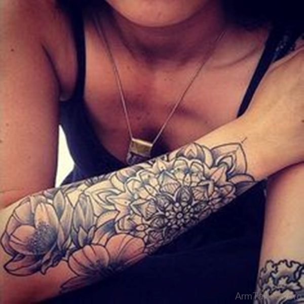 Cool Mandala Tattoo On Arm