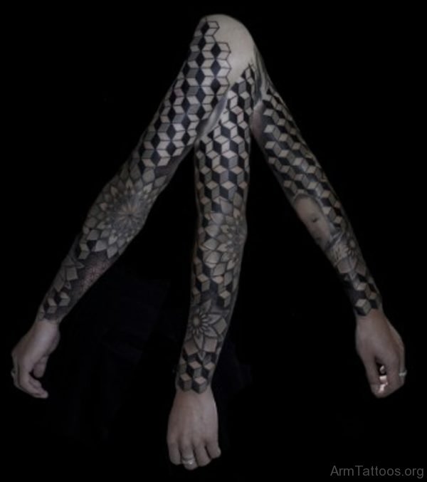 Cool Mandala Tattoo On Arm 