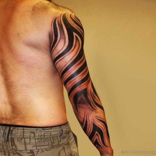 Cool Maori Tribal Tattoo Desogn