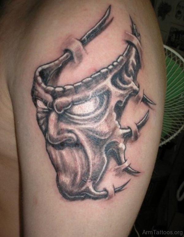Cool Mask Tattoo