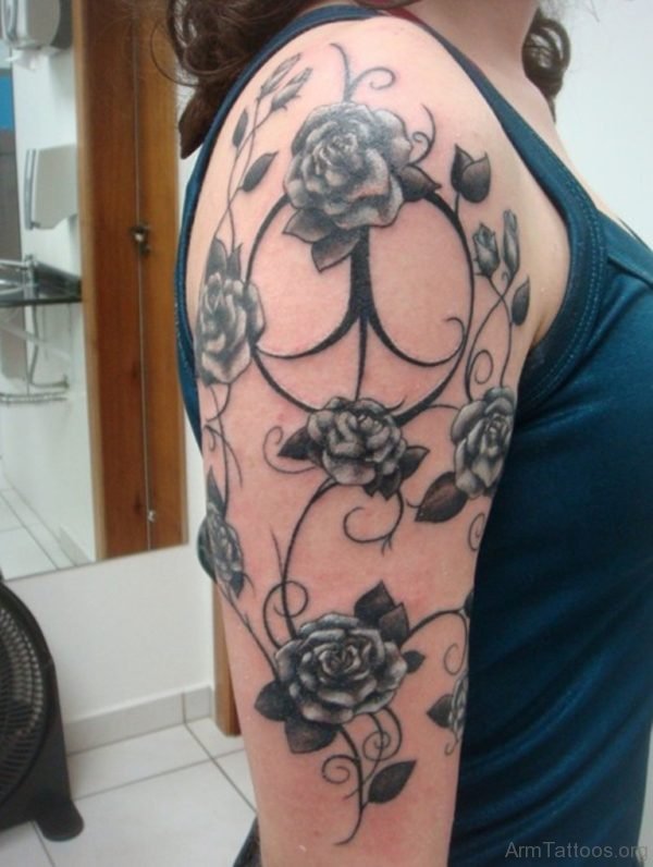 Cool Rose Tattoo