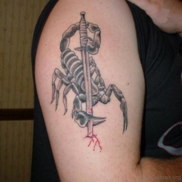 Cool Scorpion Tattoo 