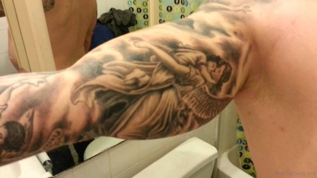 Couple Angel Tattoo