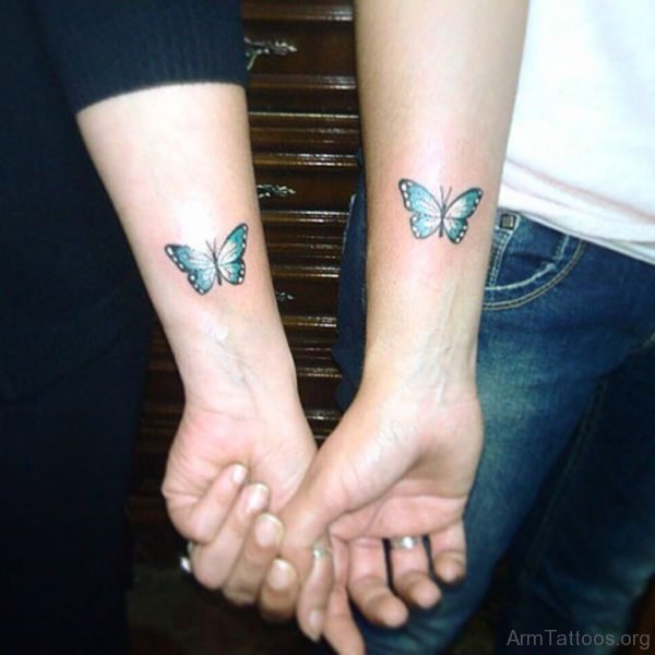 Couple Butterfly Tattoo