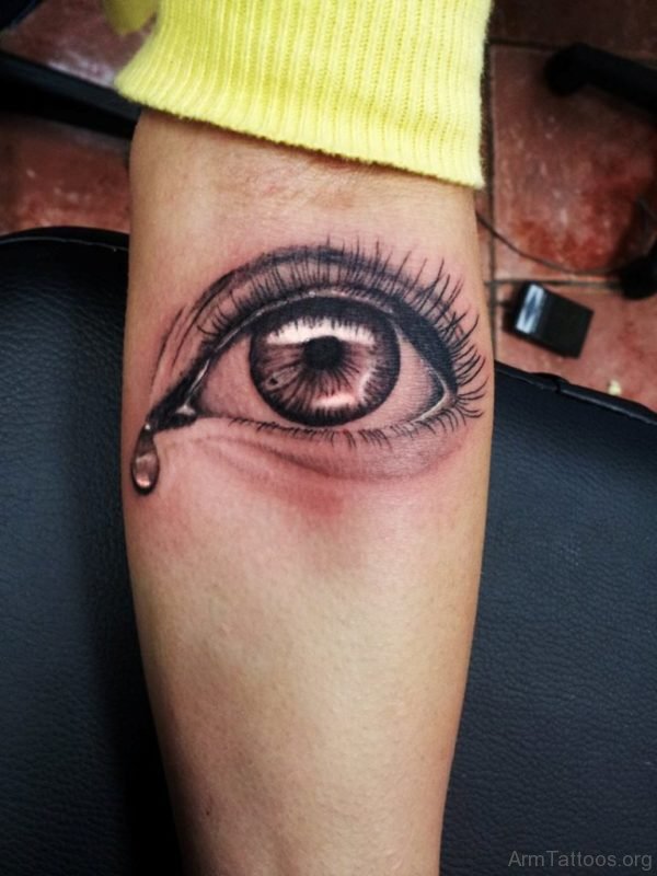 Crying Eye Tattoo 