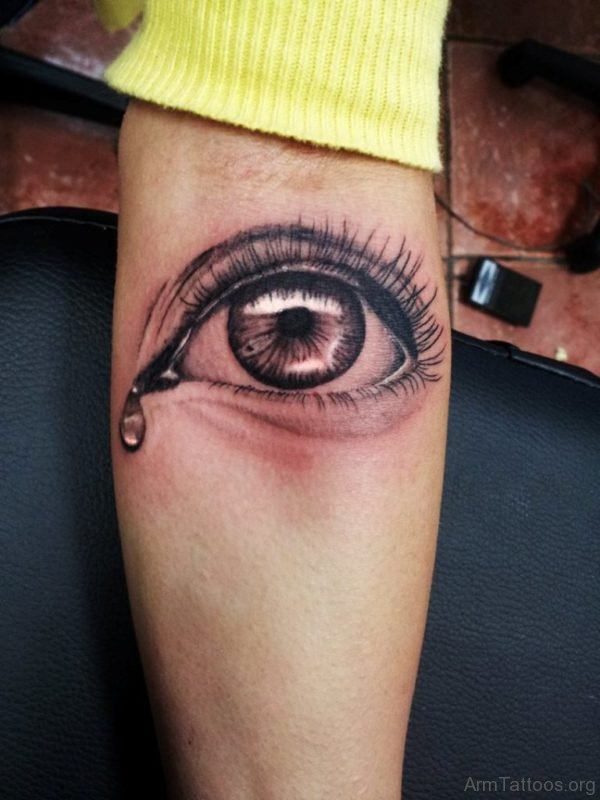 Crying Eye Tattoo 