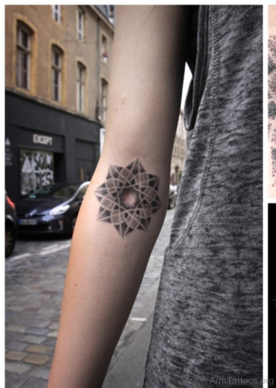 Cube Mandala Tattoo