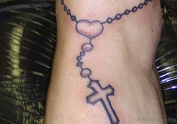Custom Rosary Tattoo