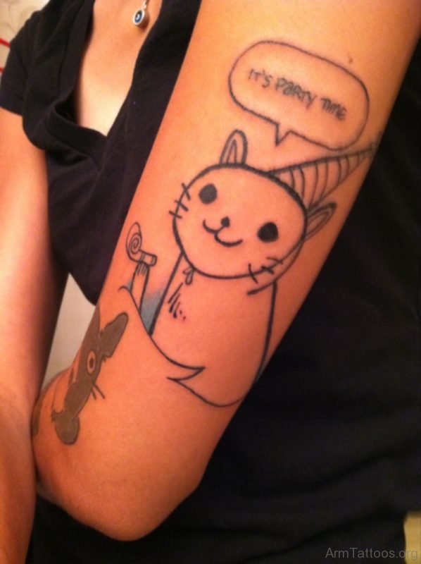 Cute Cat Tattoo