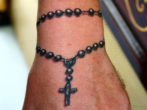 Cute Rosary Tattoo
