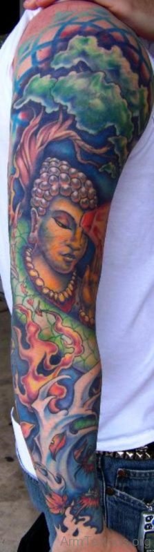 Dazzling Buddha Tattoo Design 