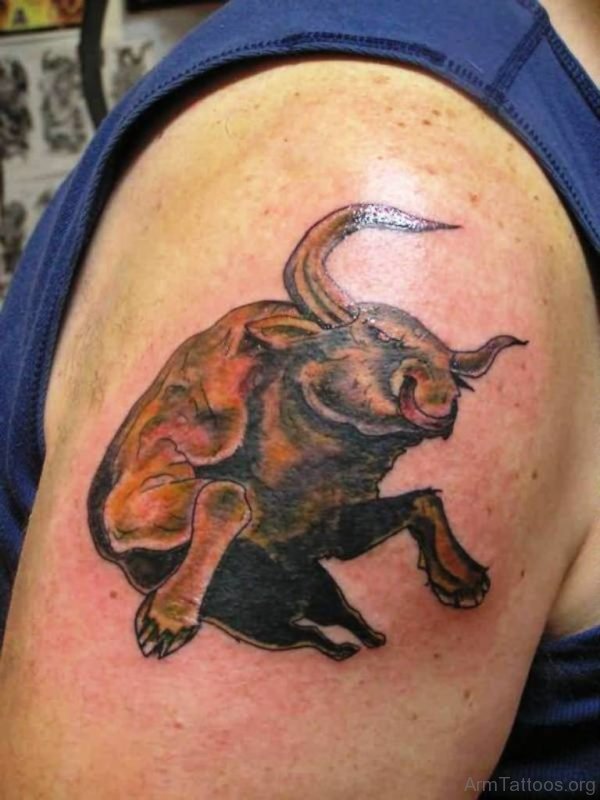 Dazzling Bull Tattoo