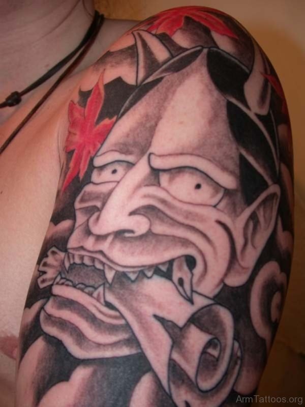 Devil Mask Tattoo