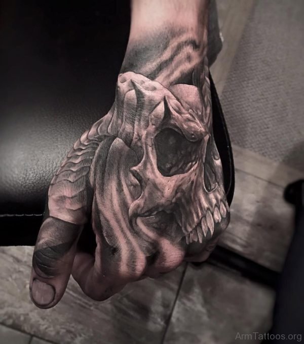 Devil Skull Tattoo