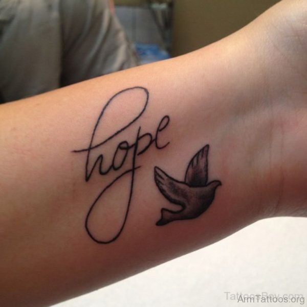 Dove And Hope Tattoo