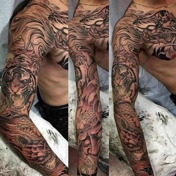 Dragon And Tiger Tattoo 