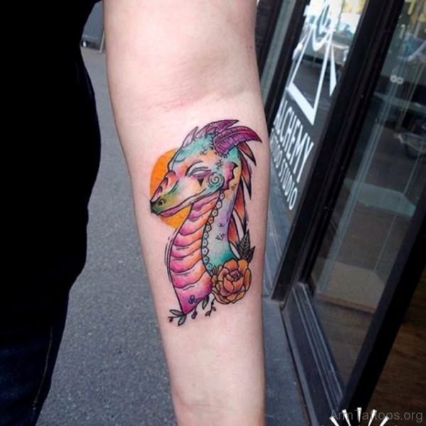 Dragon Head Tattoo