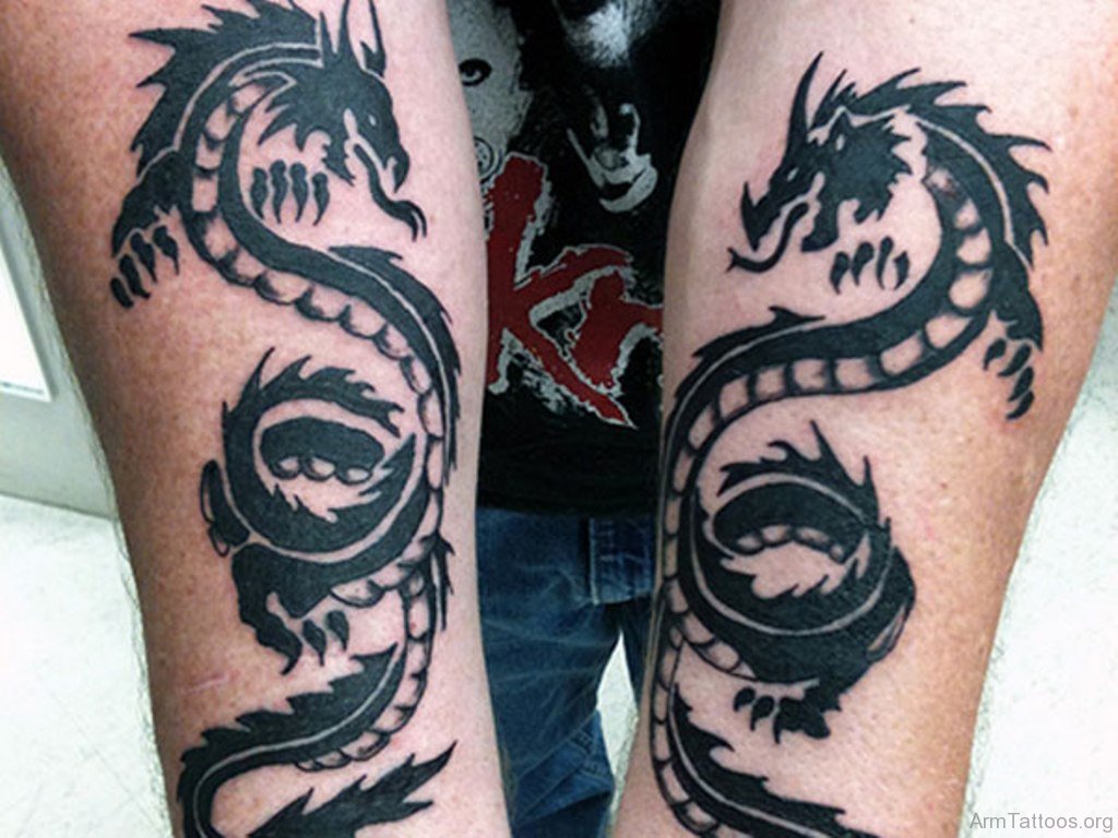 67 Impressive Dragon Tattoos For Arm.