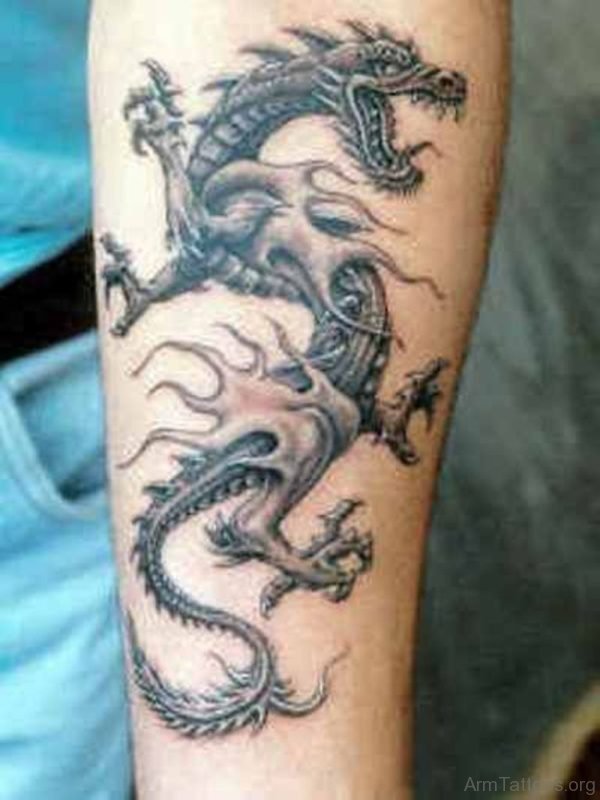 Dragon Tattoo On Arm